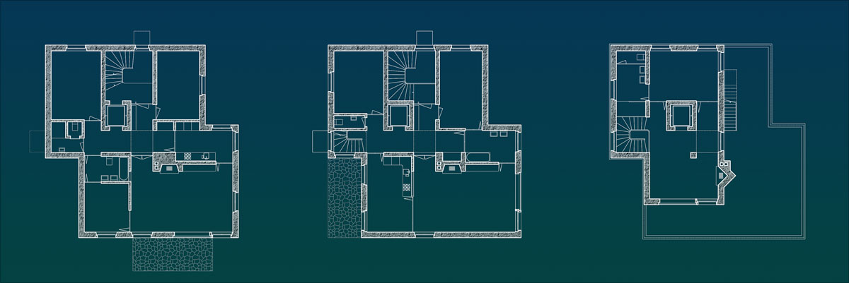 grundrisse-der-3-geschosse-von-neubau-1-mit-einer-wohnung-im-eg-und-einer-maisonette-mit-dachterrasse-darueber