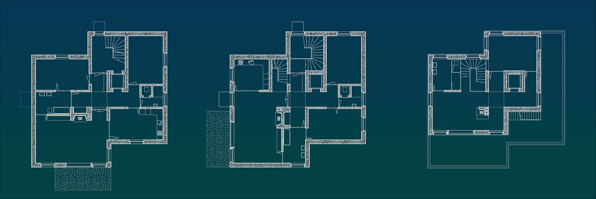 grundrisse-der-3-geschosse-von-neubau-2-mit-einer-wohnung-im-eg-und-einer-maisonette-mit-dachterrasse-darueber