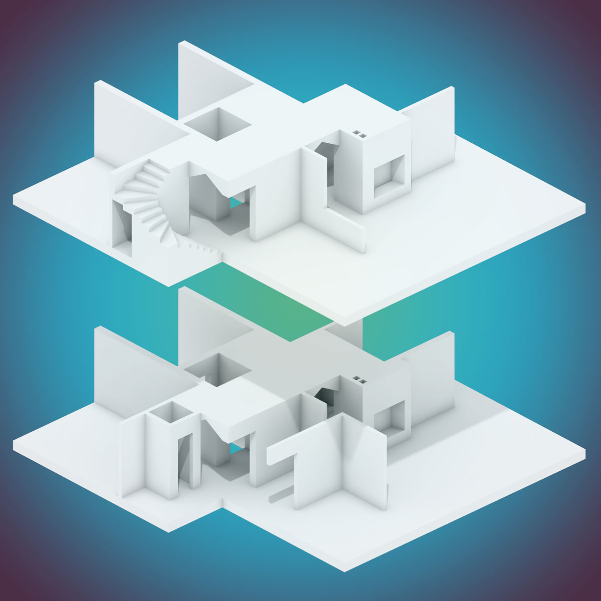 3d-visualisierung-der-inneren-struktur-der-unteren-2-geschosse-von-neubau-1