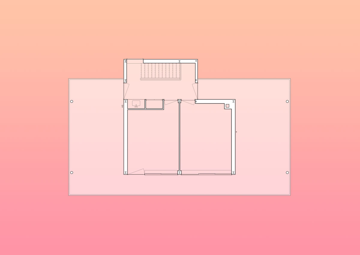 plan-des-dachgeschosses-mit-treppenhaus-2-zimmern-und-grosser-dachterrasse