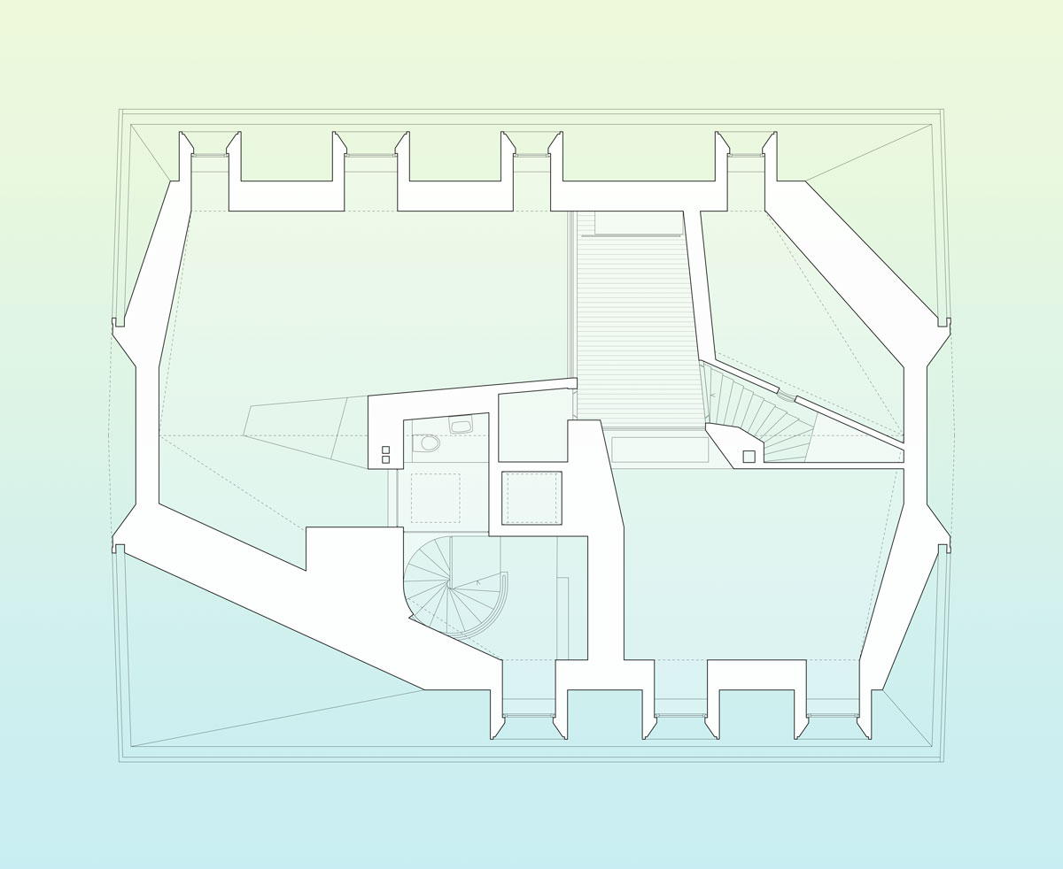 grundriss-auf-hoehe-der-terrasse-mit-entree-hauptraum-terrasse-kleinem-zimmer-sitzungszimmer-teekueche-wc-und-oberlichtern