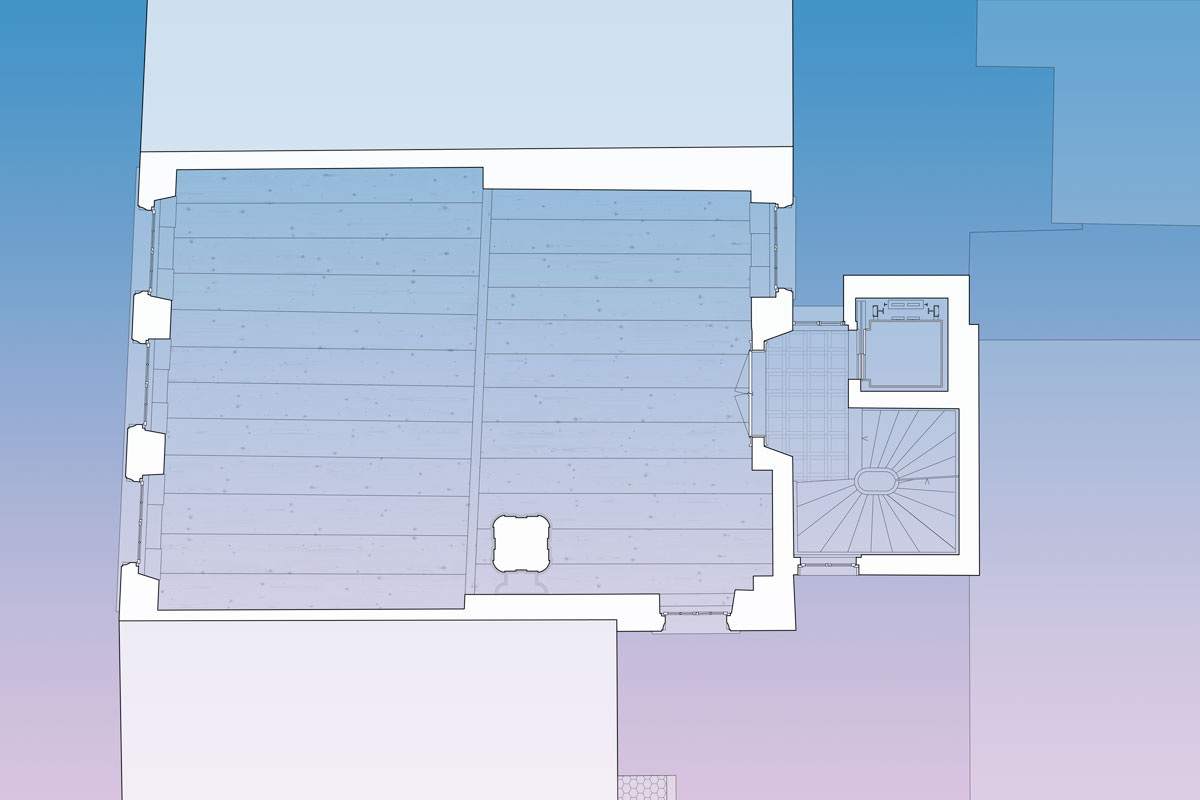 grundriss-des-2-obergeschosses-mit-dem-70-m2-grossen-barocken-saal-mit-kachelofen-und-zaesur-zum-treppenhaus