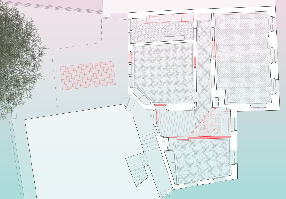 grundriss-der-wohnung-im-eg-mit-wohnzimmer-zimmer-mit-direktem-ausgang-in-den-hof-kleinem-zimmer-kueche-und-bad