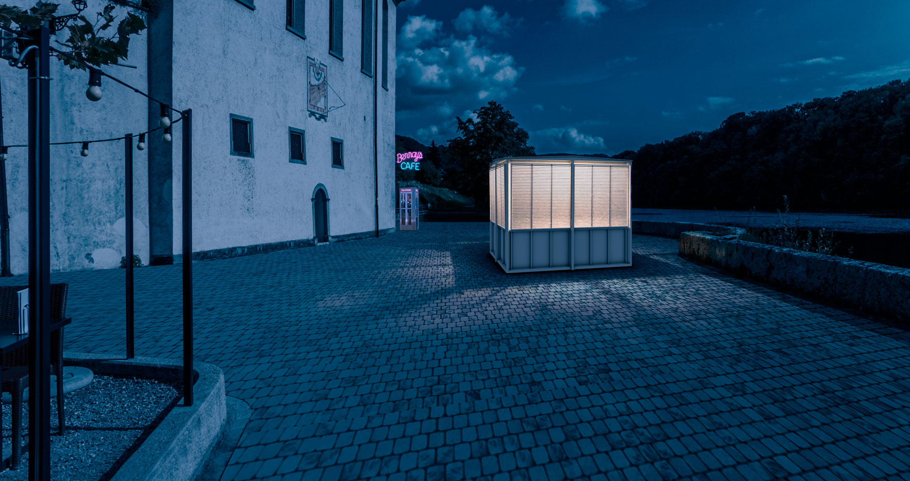 visualisierung-des-imbiss-standes-vor-der-kirche-am-rhein-in-einer-vollmond-nacht